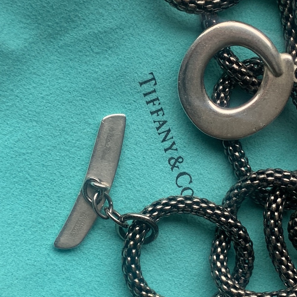 Tiffany & Co Paloma Picasso Sterling Links Toggle Necklace - Picture 4 of 9